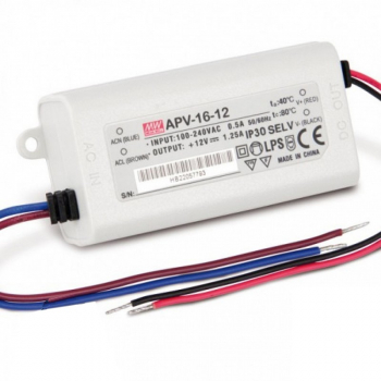 Switching power supply IP42 15W 12V DC