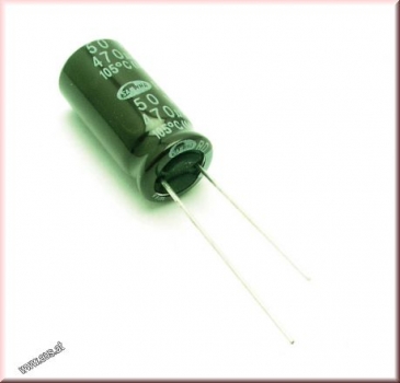 electrolytic capacitor 470 µF/40 Volt