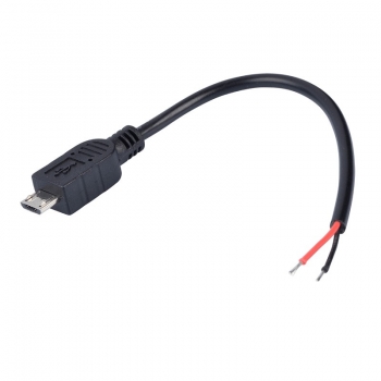 Micro-USB Power Kabel mit offenen Kabelenden 10 cm