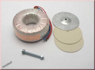 Toroidal core transformer 230V/2x 0-55V