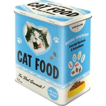 Tin box L - Cat Food