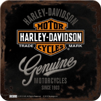 Metall Untersetzer - Harley Davidson Genuine