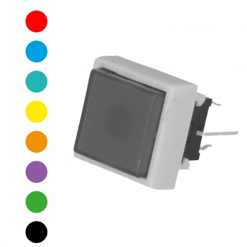 Push switch keypad square 12.5x12.5 mm  illuminated