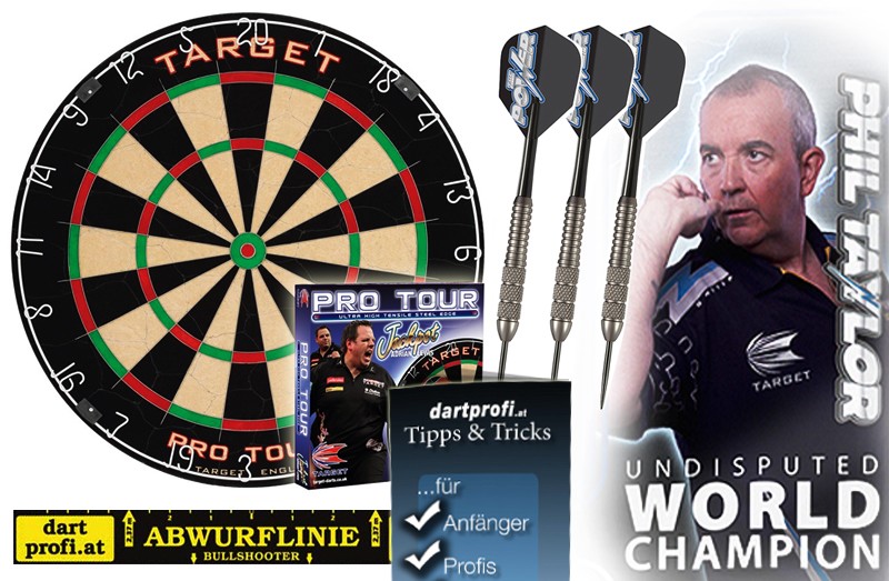 A.u.S. Onlineshop - Taylor tournament Complete Darts with Board