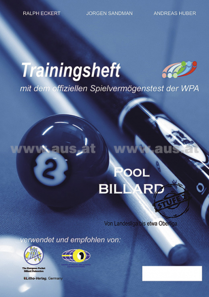 Exercise Book "Pool Billiard Stufe 2", german language