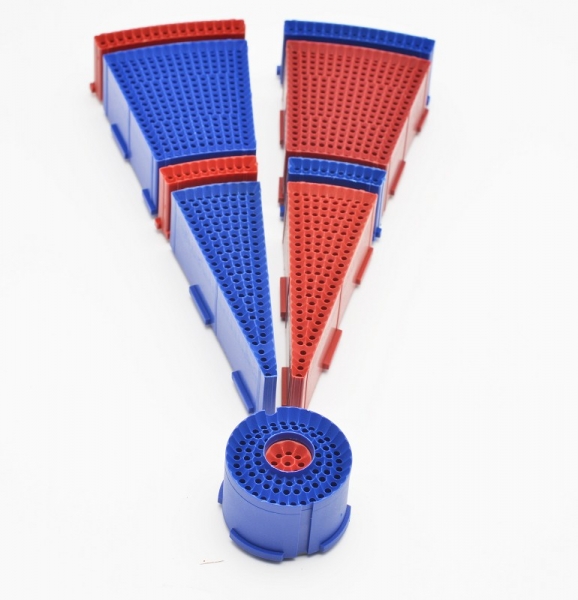 Double Mix set red/blue and bullseye Royal Darts