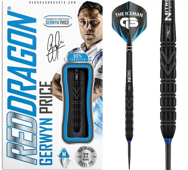 Steel Darts (3 pcs) Gerwyn "Iceman" Price Back to Black