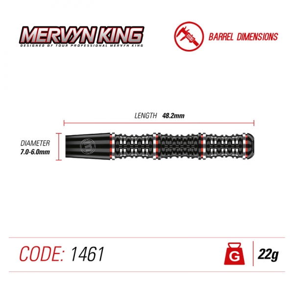 Steel Darts (3 pcs) Mervyn King