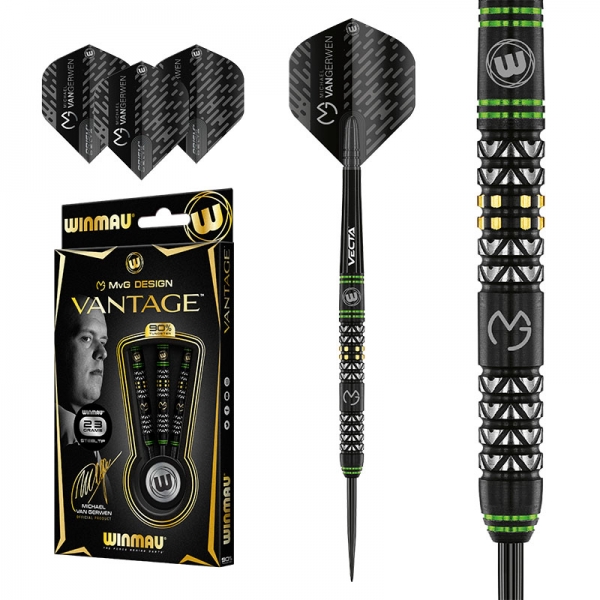 Steel Darts (3 pcs)  MvG Vantage 90% Tungsten