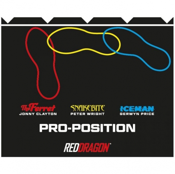 Dart Mat Pro-Player-Position Red Dragon