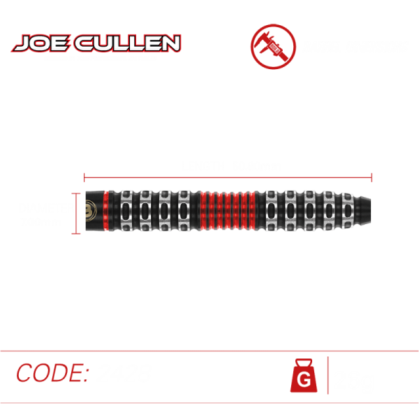Steel Darts (3 pcs) Joe Cullen Special Edition 90% Tungsten