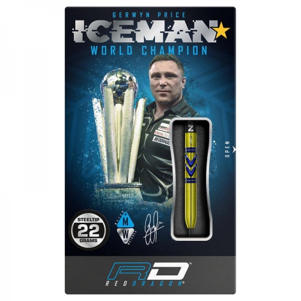 Steel Darts (3 pcs) Gerwyn "Iceman" Price Avalanche-Pro Gold