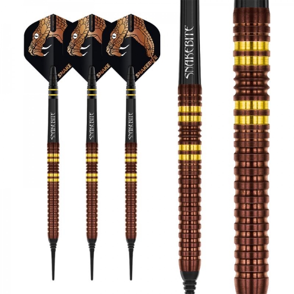 Soft Darts (3 pcs) Peter Wright "Snakebite" - Copper Fusion 20g