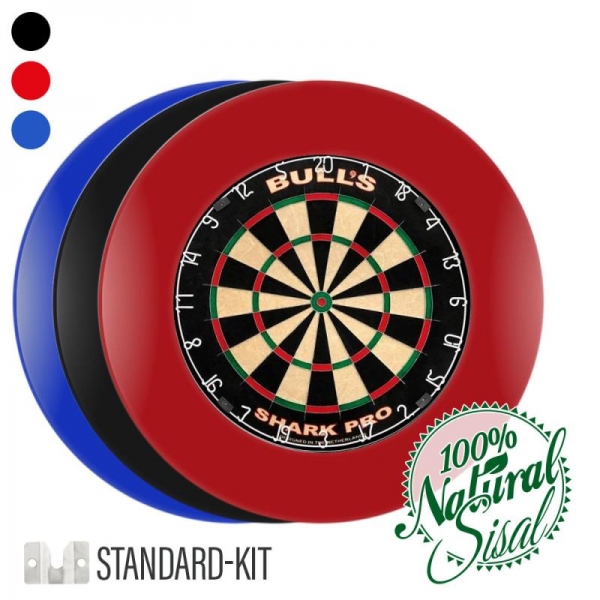 Complete Dart Arena Shark Pro classic - Dartboard with board surround