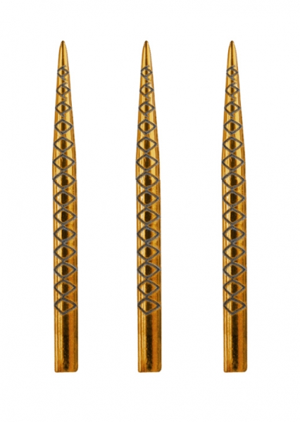 32 mm dart point Steel (3 pcs)  Diamond Pro gold