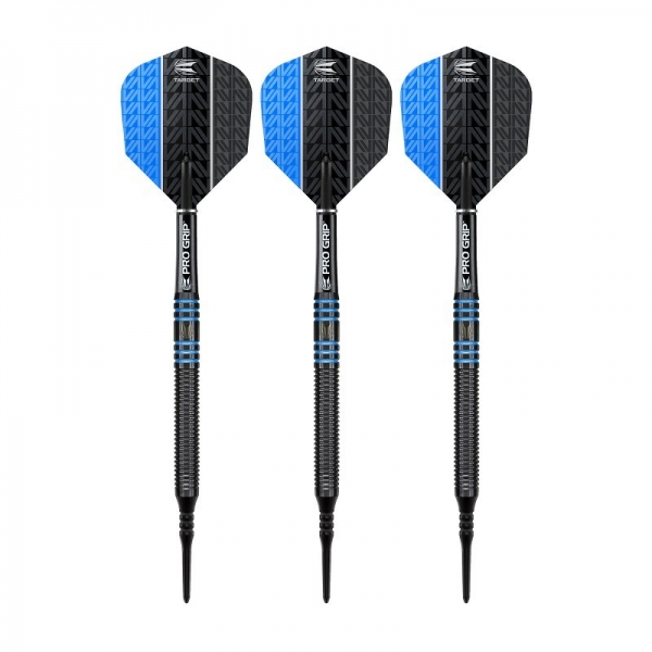 Dartset (3 Stk) Vapor8 black blau edition