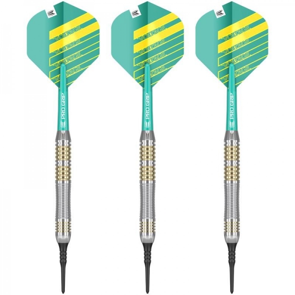 18 g Darts (3 pcs) Rob Cross Silver Brass Softtip