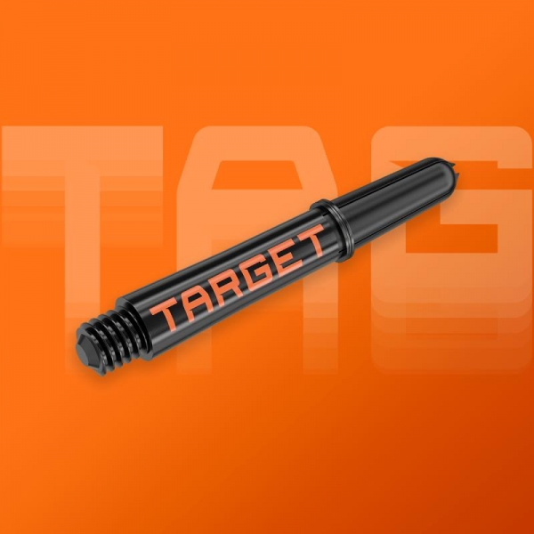 Shaft set (9 pcs) Nylon Pro Grip TAG orange & black 2BA