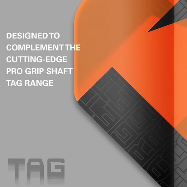 3 Flight Set (9 Stück) Target TAG schwarz & orange