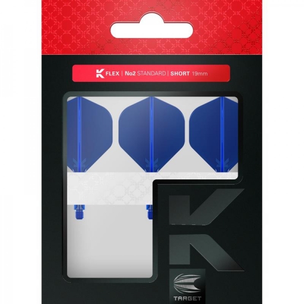 K-FLEX (3 Stk) Flight & Schaft (No2) blau