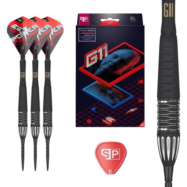 Steel Dartset (3 Stk) Phil Taylor Raw Power Gen 11 95%