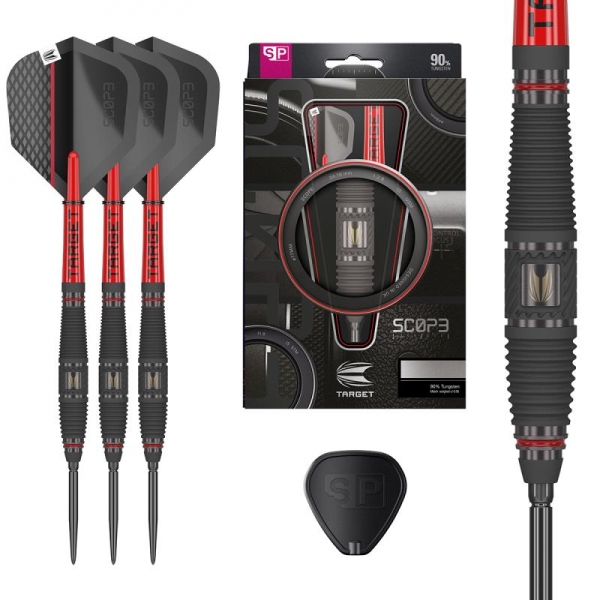 Steel Darts Set Scope 03 90% Swiss Point 2024