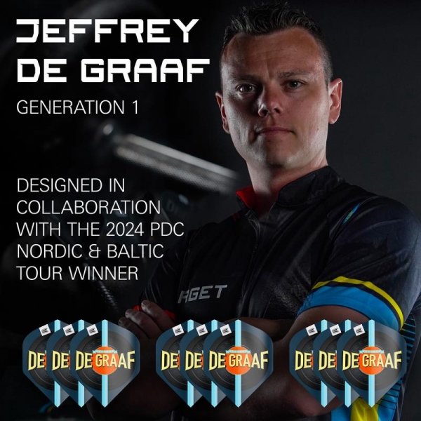 3 Flight Sets (9 Stück) Jeffrey de Graaf  Pro Ultra NO 2