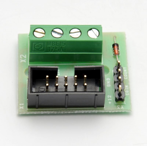 Interface for electronic coin mechanism 1 output Pin 5 Out 7 Totalizer