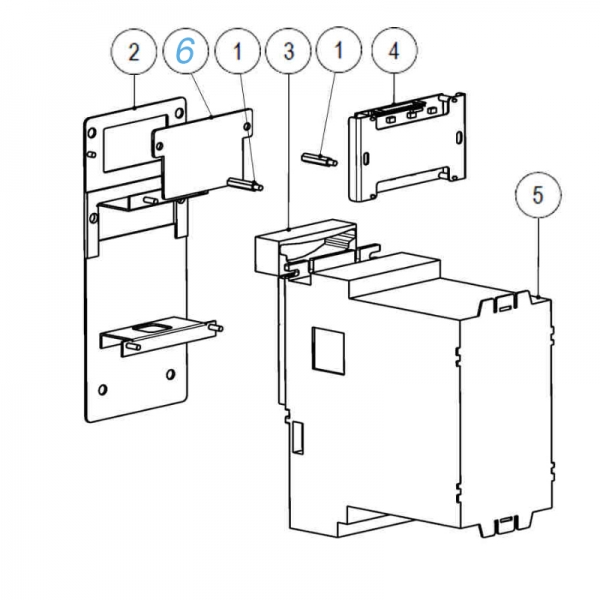 Display Blende für Frontbefestigungsplatte NV9  Easy Pro