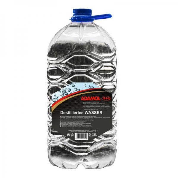 Distilled water demineralized & desalinated according to VDE 0510