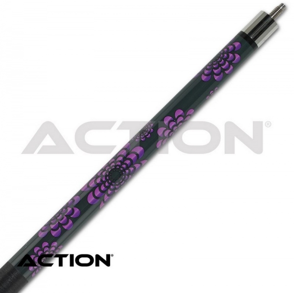 Pool Cue 2-piece Action Calavera / 13 mm glue on tip / L:148 cm