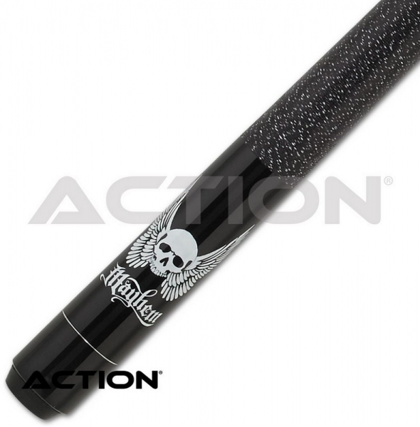 Pool Cue 2-piece Action Mayhem / 13 mm glue on tip / L:148 cm