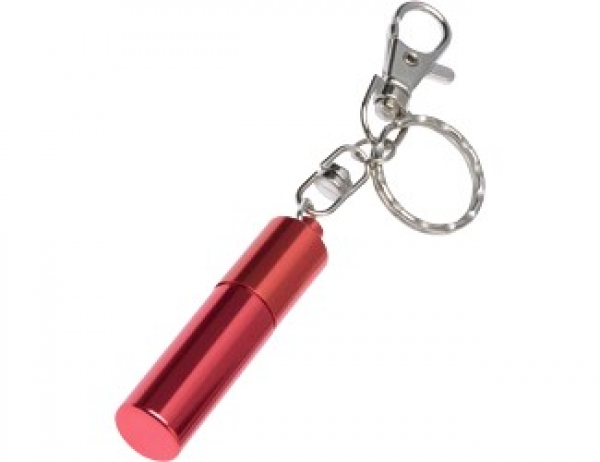 Cue Tip Tapper red keychain