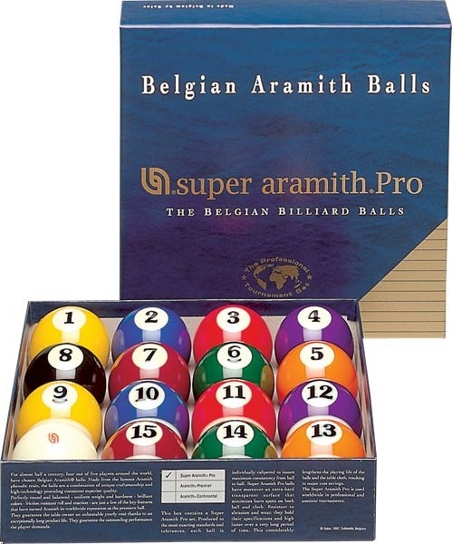 Pool Ball Set Super Aramith Pro 57,2