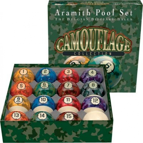 Pool Ball Set Aramith Camouflage 57,2mm 2-1/4"