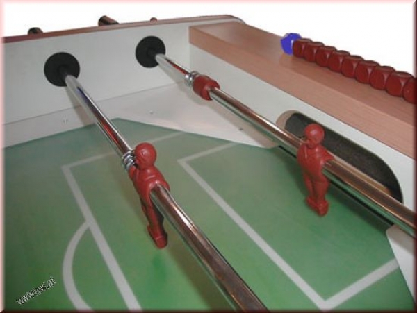 Football Table Garlando G5000, Glass Playfield, players blue/red