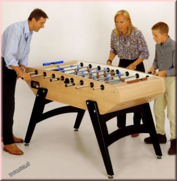 Football Table Garlando G5000, Glass Playfield, players blue/red