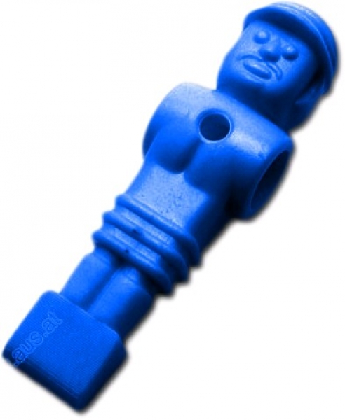 Spielerfigur blau, Löwen, Spielerstangen Durchmesser 16 mm, 11 Stück