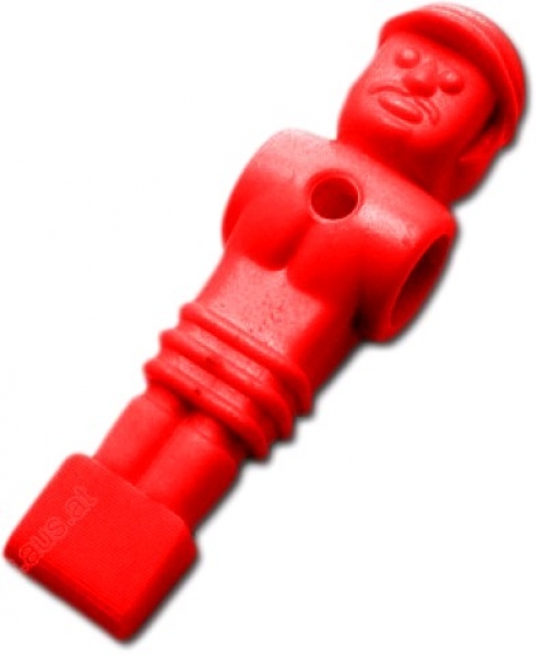 Spielerfigur rot, Löwen, Spielerstangen Durchmesser 16 mm, 11 Stück