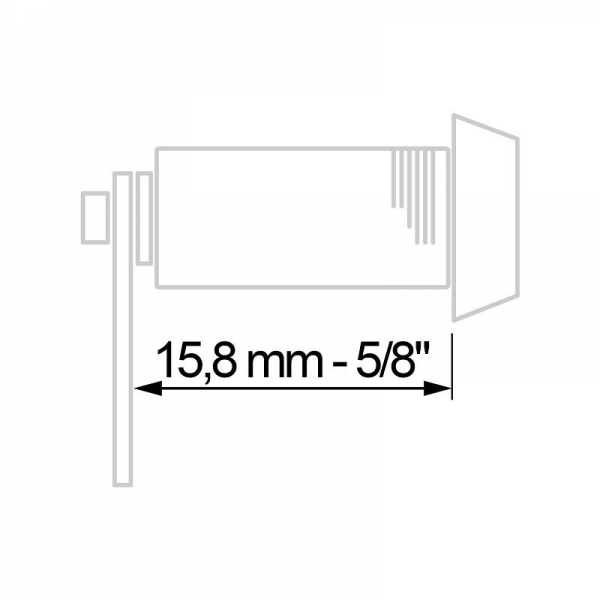 Round Key Lock KD 16,00 mm - 5/8"