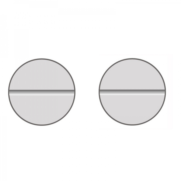 Token with grooves 24x1.75 mm GTK1C1C pcs.