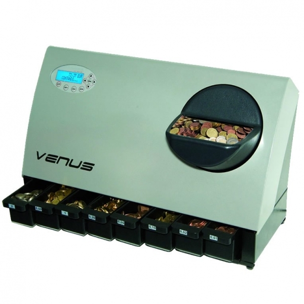 Venus plus coin counter and sorter