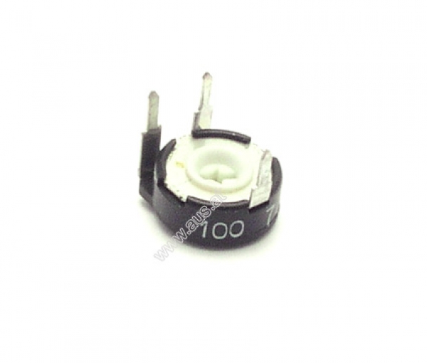 Trim potentiometer 100R Ohm horizontal