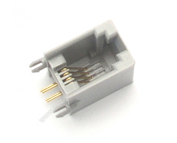 Miniature RJ Socket for PCB Mounting