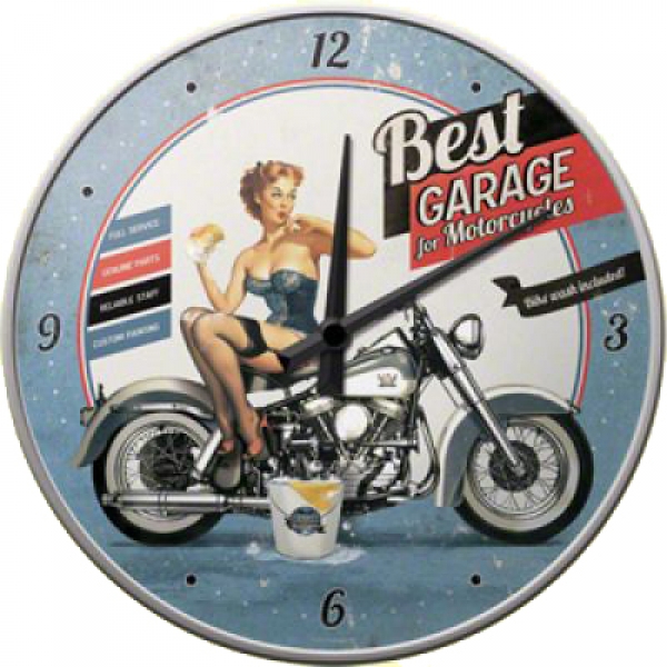 Wanduhr - Best Garage