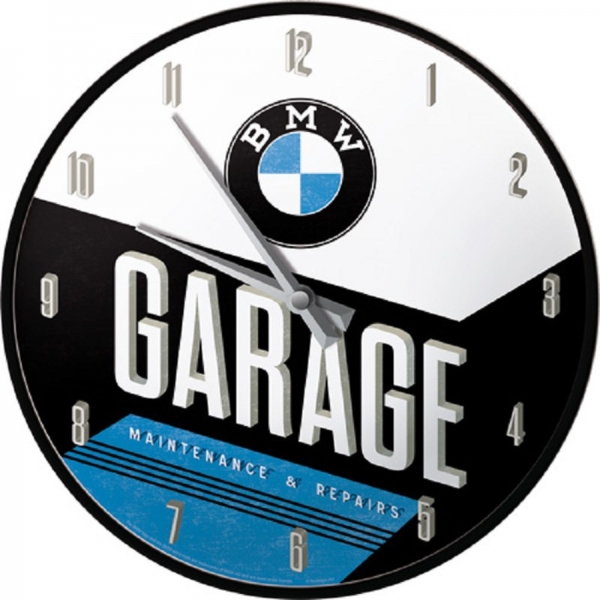 Wall clock - BMW Garage