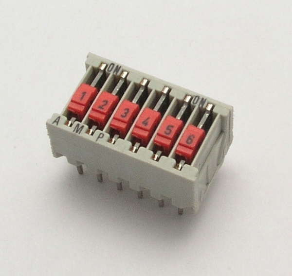 DIP Switch 6 pole