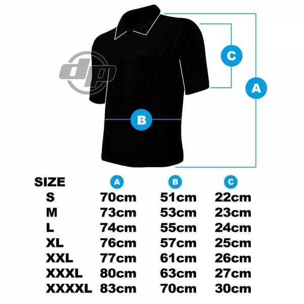 Dart Shirt Hybrid Coolplay schwarz/weiß