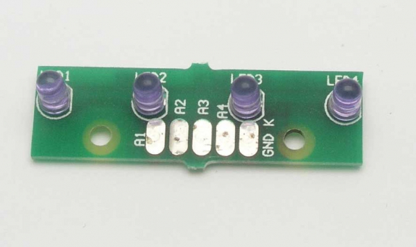 Opto PCB assy. 4 way A-15017