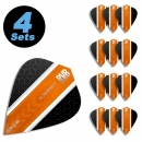 4 Flight Sets (12 pcs) Kite 80% Vision ultra Raymond van Barneveld RVB